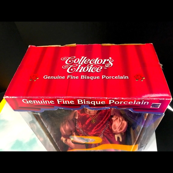 90s NWT Hand Painted Bisque Porcelain Doll 18” - Picture 16 of 16